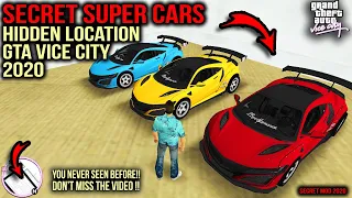 Secret MOD Super Car Location in GTA Vice City | Hidden Place #GTAVC | Gamingxpro