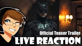 THE BATMAN - Official Teaser Reaction! Live Stream! DC FanDome #ReactorFanDome