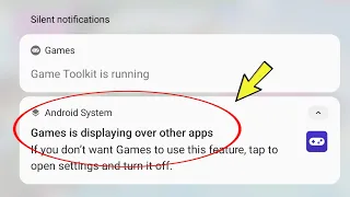Fix Android System || Games is displaying over other apps android Phone Problem