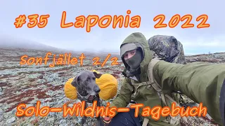 #35 Solo-Abenteuer-Tagebuch "Laponia 2022" Wildnis Schweden mit Hund