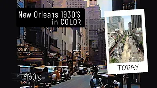New Orleans 1930's in COLOR w/sound added