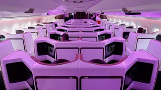 Virgin Atlantic A350 (new) Upper Class from London to New York: a fabulous flight experience!