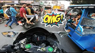 Public REACTION on KAWASAKI NINJA H2 😎 | Aisi H2 kabhi nahi dekhi @TurboXtreme