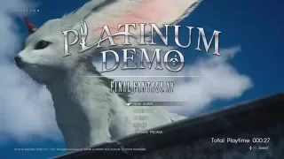 FINAL FANTASY XV - PLATINUM DEMO - XBOX ONE GAMEPLAY [1080p 60FPS]