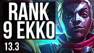 EKKO vs AMUMU (JNG) | 12/1/7, 2.2M mastery, Legendary, Rank 9 Ekko | TR Grandmaster | 13.3