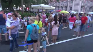 День  города  Петергофа   14 07 2018г    Окончание  праздника  и  фейерверк