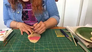 Art with Miss Myra - Salt Dough Easter Egg Ornaments