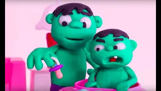 EL SUPERHÉROE BEBÉ NO QUIERE EL CHUPETE  Dibujos Animados para niños y bebés!!! 💚 dibusYmas