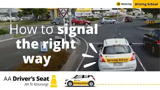 How to signal the right way - Driving lessons with AA Driving School