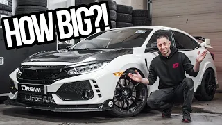HOW BIG?! (FK8 BIG BRAKE KIT) | Dream Automotive
