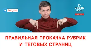 Нужна ли для продвижения сайта прокачка рубрик, подрубрик и теговых страниц?