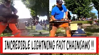 Crazy Chainsaw and Axe Racing - the new extreme sport