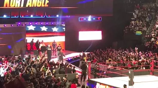 Kurt Angle Raw 25 Entrance 1-22-18