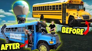 How MrBeast Built Tfue’s Battle Bus!!