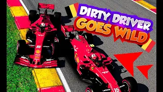 F1 2019 THE WILDEST DIRTY DRIVER IN AI 110% RACE#1 FULL OF CRASHES & THRILLING MOMENTS [4K 60FPS]