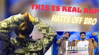 Reaction on Warriors- Bob. B Randhawa,100RBH|MTV Hustle 03 REPRESENT