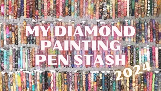 My Diamond Painting Pen Stash 2024