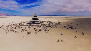 Burning Man 2016 How was my first burn by AIRtime (Drone view | GoPro Hero 4)