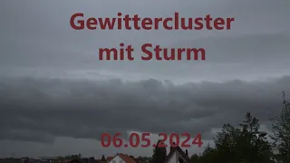 Gewittercluster mit Sturm & ergiebigem Starkregen | 06.05.2024 [Gewitterdoku 04/2024]