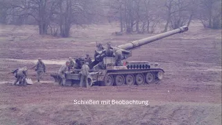 Schießen der Artillerie mit Beobachtung