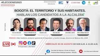 #Elecciones2023 Debate | Bogotá: el territorio y sus habitantes. Hablan los candidatos a la Alcaldía