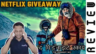 The Midnight Sky (2020) Netflix Drama, Fantasy, Sci-Fi Movie Review In Hindi | FeatFlix