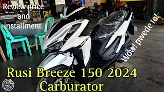 Rusi Breeze 150 2024 Review price and installment.