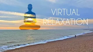 4K 360º Virtual Relaxation on Beach - LONG VR Video for Meditation