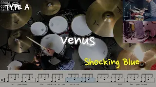 Venus(동영상악보)(TYPE A)-Shocking Blue-유한선-드럼악보,드럼커버,Drum cover,drumsheetmusic,drumscore