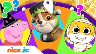 Spin the Wheel of Halloween Friends 🎃 w/ PAW Patrol, Peppa Pig & Baby Shark! Ep.30 | Nick Jr.