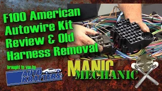 Bumpside F100 1967 1972 Cab Wiring Harness Removal Episode 28 Manic Mechanic