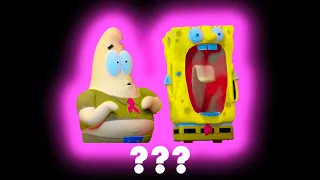 6 SpongeBob and Patrick 3D Screaming Sound Variations in 45 Seconds