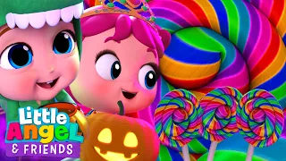 ULTIMATE Lollipop Song (Halloween Version) | Little Angel And Friends Kid Songs