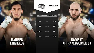 Dauren Ermekov vs Gamzat Khiramagomedov: Eagle FC Interim Middleweight title fight [Eagle FC 48]