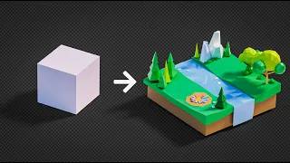 Blender 3.1 Beginner Tutorial | Low Poly Worlds