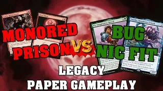 Mono Red Prison vs BUG Nic Fit - Paper Legacy Gameplay