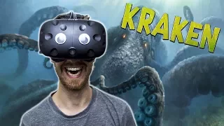 BECOME THE KRAKEN IN VR | Kraken VR - HTC Vive Gameplay