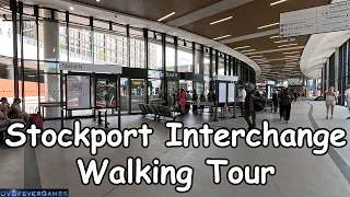 STOCKPORT INTERCHANGE (**NEW** £140m Bus Terminal) Walking Tour - May 2024 (4K UHD 60FPS)