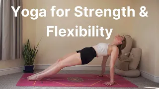 Yoga for Strength & Flexibility | 20 Minute Vinyasa Flow