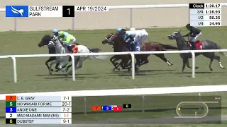 Gulfstream Park Carrera 1 - 19 de Abril 2024