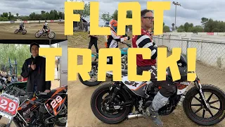 THRILLING FLAT TRACK MOTORCYCLE EVENT! BEHIND THE SCENES in Super Hooligan, Pro Framer IN PERRIS, CA