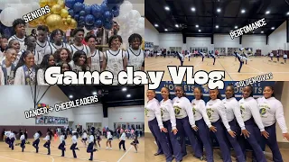 Game Day Vlog | School Vlog(Midterms), Senior Night, Dance Collab