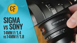 14mm battle: Sigma f/1.4 'Art' vs Sony f/1.8 'G Master'