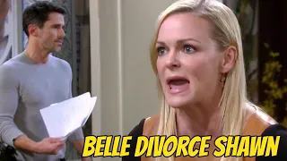 Heartbreaking, Belle decides to divorce Shawn after Talia's secret Days  spoilers on Peacock