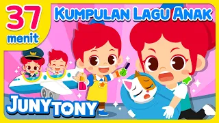 Kumpulan Lagu Profesi Yang Populer 🌟 | 37 menit | Lagu Anak Anak | JunyTony Bahasa Indonesia