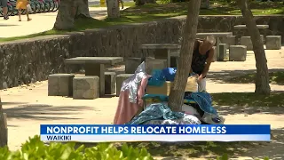 Nonprofit helps to relocate homeless back to mainland with families