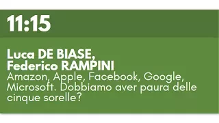 Luca DE BIASE, Federico RAMPINI - Amazon, Apple, Facebook, Google, Microsoft...