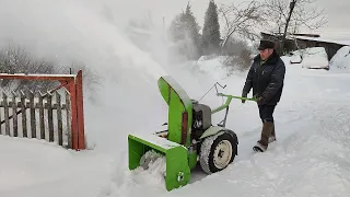 Самодельный мотоблок и снегоуборщик - детальный разбор устройства
