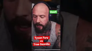 Beef between Tyson Fury & True Geordie! #fight #boxing