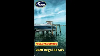 *SOLD* $369,995 2020 Regal 33 SAV